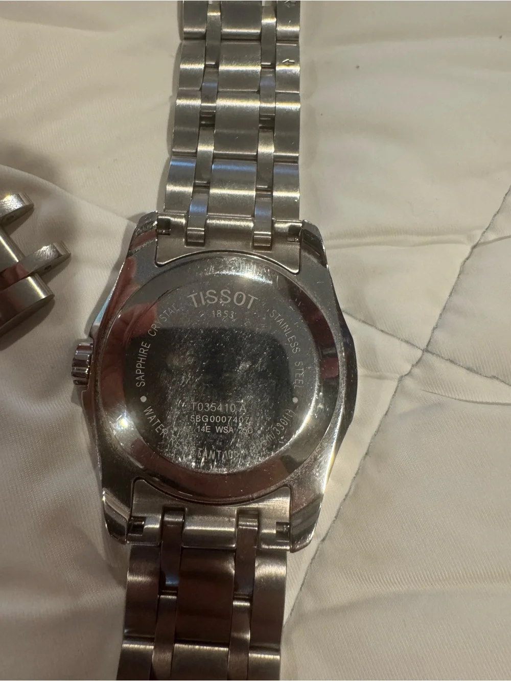 Tissot Men's Stainless Steel Watch - Black Dial